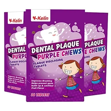 Y-Kelin Dental Plaque Disclosing Tablets for Kids and Adults