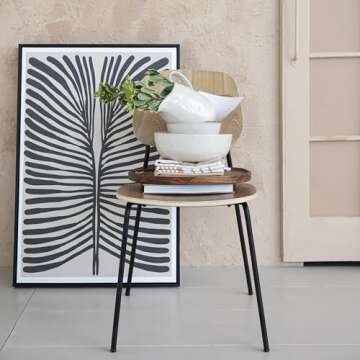 Bloomingville Stoneware Pitcher with Reactive Glaze and Speckles, Cream