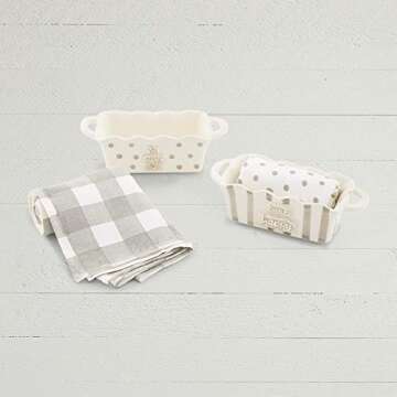 Mud Pie Bake Some Happy Mini LOAF & Towel Set