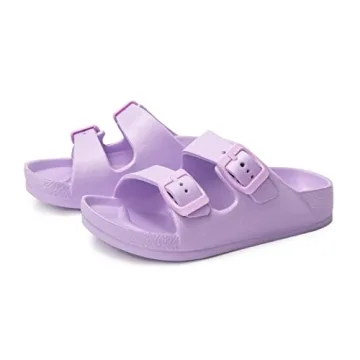 FUNKYMONKEY Kids Adjustable Double Buckle Sandals