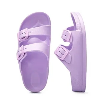 FUNKYMONKEY Kids Adjustable Double Buckle Sandals