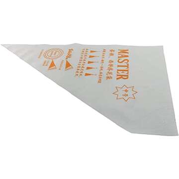 Longdex Disposable Pastry Bag 200PCS Disposable Piping Bag Icing Fondant Cake Cream Decorating Pastry Tip Tool 31x22cm
