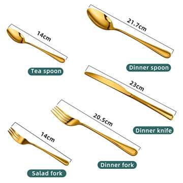 Elevate Dining with KONIGEEHRE 60 PCS Silverware Set