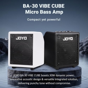 JOYO 30W Bass Amp Portable Combo Amplifier 4" Speaker with Bluetooth 5.1 + OTG Direct Recording | 3-...