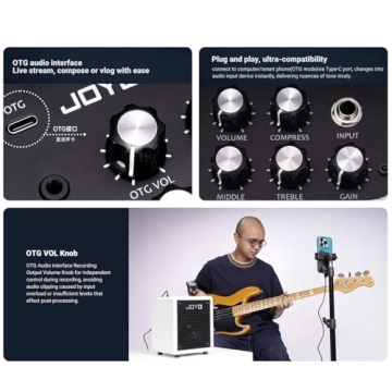 JOYO Vibe Cube 30W Portable Bass Amp - Compact & Powerful