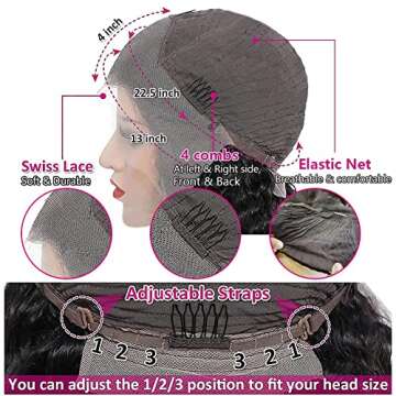 Chocolate Brown Lace Front Wig for Black Women - Body Wave Style