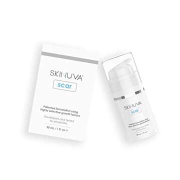 Skinuva® Next Generation Scar Cream - Advanced Scar Cream Formulated with Growth Factors (1 oz)