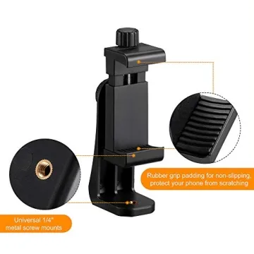 Phone Tripod Mount Adapter Universal Holder for Smartphones