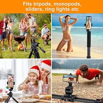 Phone Tripod Mount Adapter Universal Holder for Smartphones