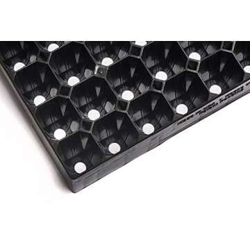 Hoss Heavy-Duty Seed Starting Trays (5 Pack) | 162 Cell Trays | Built to Last a Lifetime