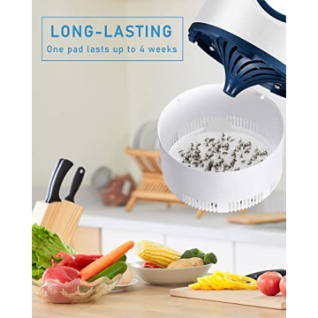 48 Pcs Refill Glue Boards 4.13" Sticky Pads Compatible with Katchy, Fenun, Dunaga, and Fvoai Zap H3 M3 Pro Indoor Insect Fly Traps Bug Catcher Mosquito Zapper Light