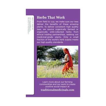 Traditional Medicinals Tea, Organic Smooth Move Peppermint, Relieves Occasional Constipation, Senna, 16 Tea Bags