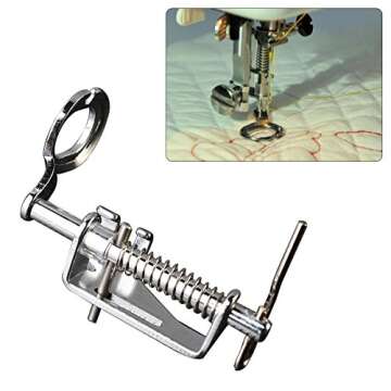 3pcs Large Metal Darning Foot Set for Low Shank Sewing Machines