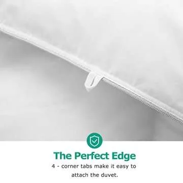 Luxury Goose Down Comforter for All Seasons - Queen Size