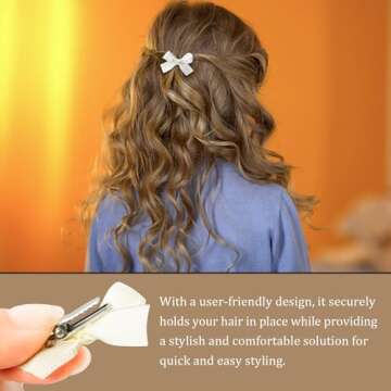 24 Pieces Mini Bowknot Hair Clips for Women Girls, Small Cute Bows Hair Ribbon Alligator Clips, Charming Hair Accessories for Every Occasion