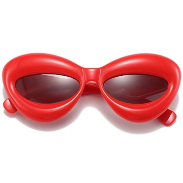 SeeBand Inflated Cat-eye Sunglasses for Women Oversized Style
