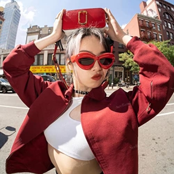 SeeBand Inflated Cat-eye Sunglasses for Women Oversized Style