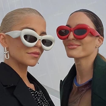 SeeBand Inflated Cat-eye Sunglasses for Women Oversized Style