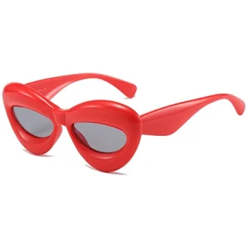 SeeBand Inflated Cat-eye Sunglasses for Women Oversized Style