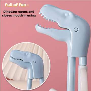 Jawbush Dinosaur Training Chopsticks for Kids and Adults