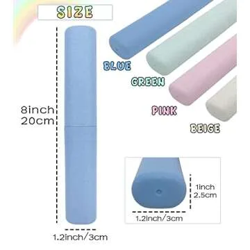 SietDESEO Portable Toothbrush Travel Case Pack of 4