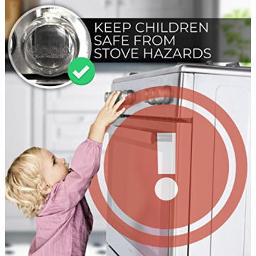 Jool Baby Clear Stove Knob Covers Child Safety Guards