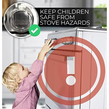 Jool Baby Clear Stove Knob Covers Child Safety Guards