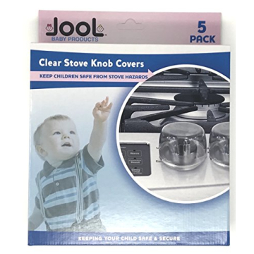 Jool Baby Clear Stove Knob Covers Child Safety Guards