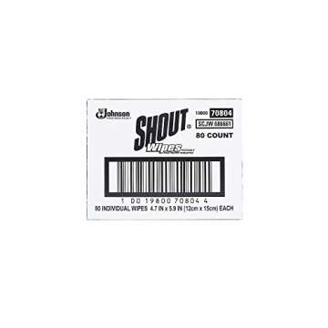 Shout Wipes - Portable Stain Remover Wipes for Travel