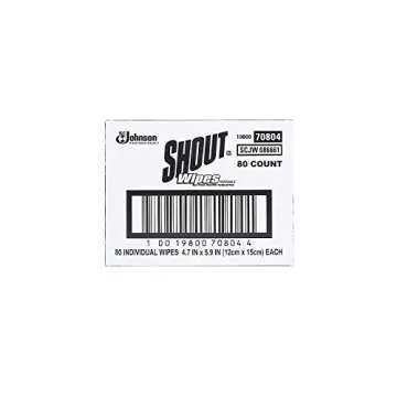 Shout Wipes - Portable Stain Remover Wipes for Travel