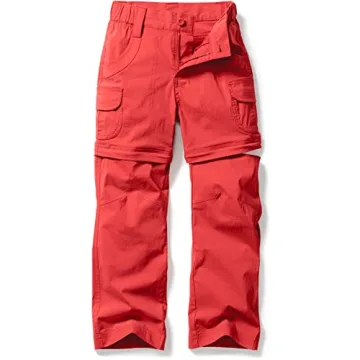 CQR Kids Quick Dry Convertible Hiking Cargo Pants