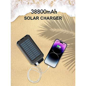 Portable Solar Charger 38800mAh for Outdoor Adventures