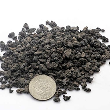 TOYPOPOR Black Lava Rock Soil Additive for Plants