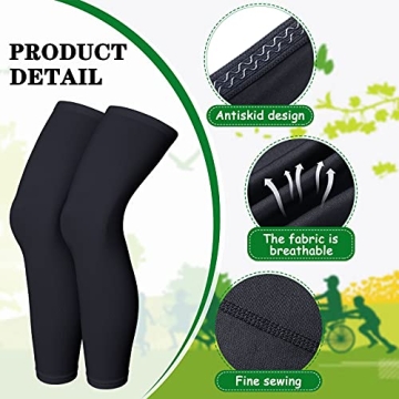 Skylety Compression Leg Sleeves for Active Sports Wear