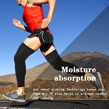 Skylety Compression Leg Sleeves for Active Sports Wear