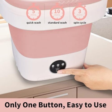 Portable Washing Machine Compact 16L for Travel and Home