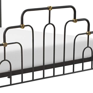 Elle Decor Astrid Vintage Chic Metal Bed Frame Queen Size