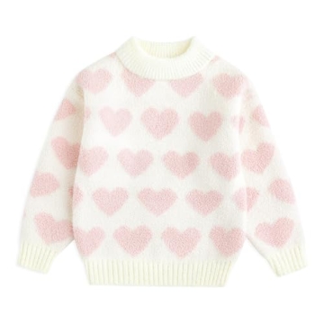 Curipeer Girls Valentine’s Day Sweater - Stylish & Cozy Knit Top