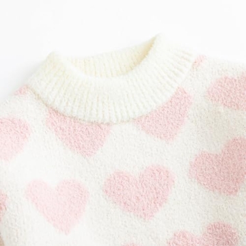 Curipeer Girls Valentine’s Day Sweater - Stylish & Cozy Knit Top