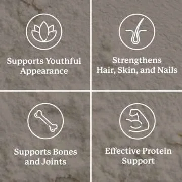 Nature's Sunshine Collagen Powder Type I and III Grass Fed and Pasture Raised Premium Bovine Collagen Peptides 18 Oz