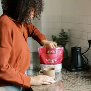 Nature's Sunshine Collagen Powder Type I and III Grass Fed and Pasture Raised Premium Bovine Collagen Peptides 18 Oz