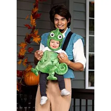 Adult Disney's Tangled Flynn Rider Halloween Costume for Men | Official Blue & Tan Hero Explorer Outfit with Vest, Shirt, Pants, Belts, Pouch, Boots X-Large