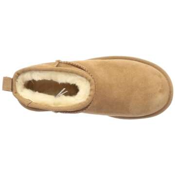 UGG Women's Classic Ultra Mini Boot, Chestnut, 11