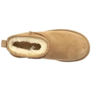 UGG Women's Classic Ultra Mini Boot, Chestnut, 11