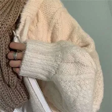 Stylish Grunge Sweater for Women - Vintage Zip Up Hoodie