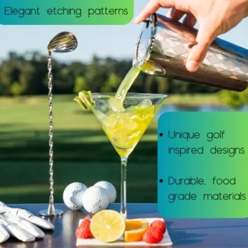 Golf Inspired Mixology Bartender Kit for Golf Lovers