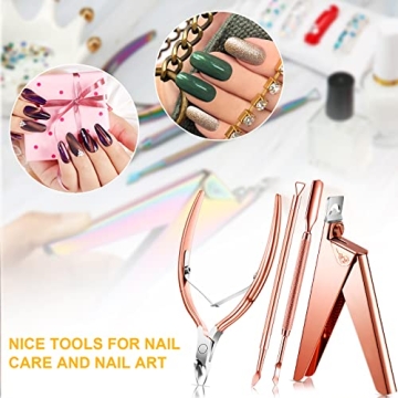 Stylish Nail Clippers Set for Acrylic Nails at Home