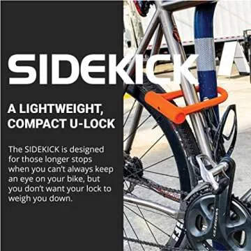 OTTOLOCK Sidekick U-Lock Lightweight Durable Bike Security