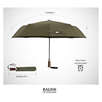 Stylish Balios Umbrella Auto Open Close - Olive Green
