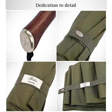 Stylish Balios Umbrella Auto Open Close - Olive Green